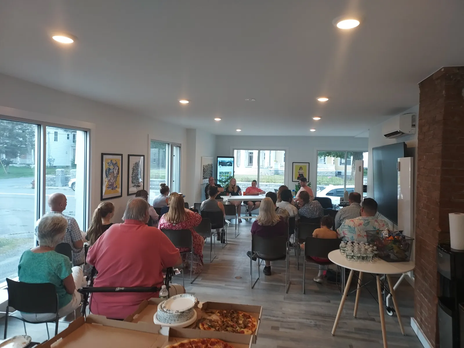 Community members gathered for a Seedlings to Sales event at The Valley Hub